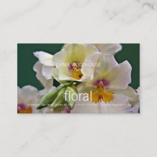 Miltonia Orchid • Business Card