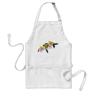 Miltonia Orchids Sunset Yellow Passion Standard Apron