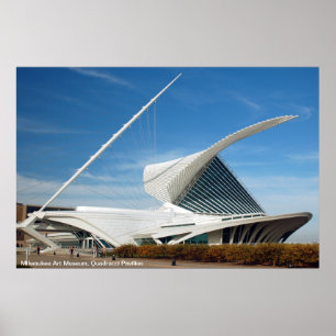 Milwaukee Art Museum, Quadracci pavilion Poster