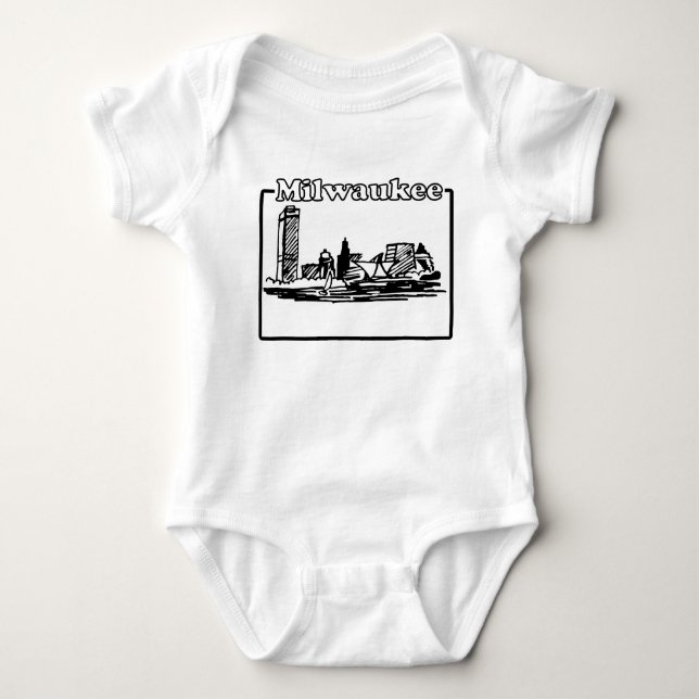 Milwaukee Baby Bodysuit (Front)