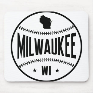 Milwaukee Baseball Mouse Mat