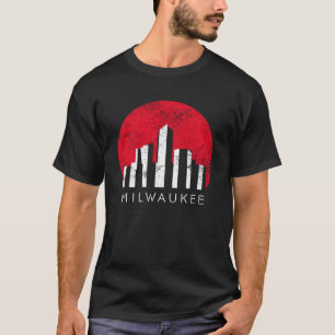 Milwaukee Distressed Cityscape T-Shirt