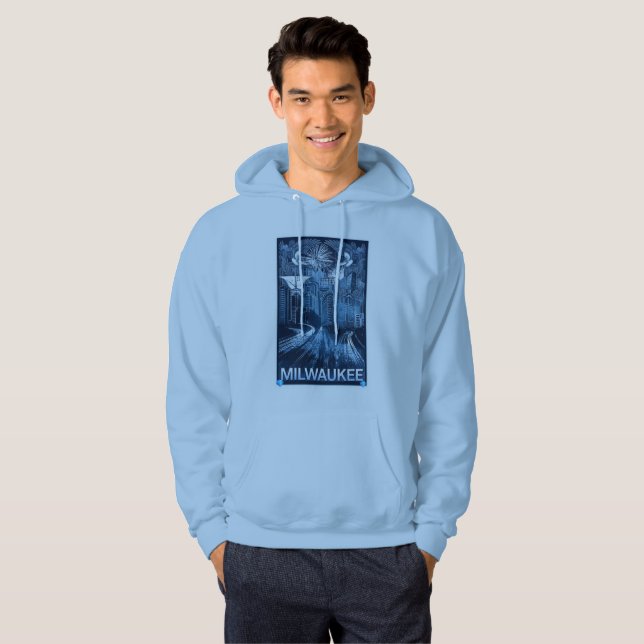Milwaukee Freeway Blues hoodie (Front Full)