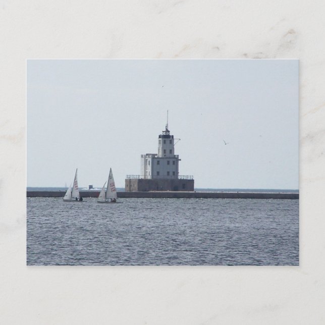 Milwaukee Lighthouse Postcard (Front)