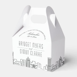 Milwaukee Minnesota   Wedding Event Favour Box