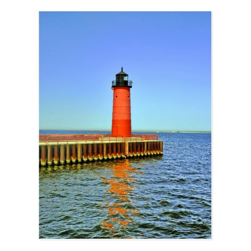 Milwaukee Pierhead Lighthouse, Lake Michigan | Zazzle