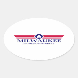 Milwaukee Pride Oval Sticker