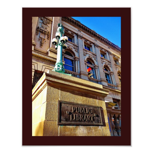 Milwaukee Public Library Photo Print (Front)