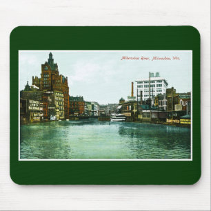 Milwaukee River, Milwaukee, Wisconsin Mouse Mat