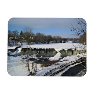 Milwaukee River, West Bend, Wisconsin Magnet