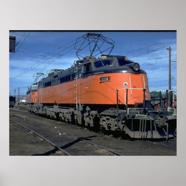 Milwaukee Road boxcab, electric #E34A_Trains Poster (Front)