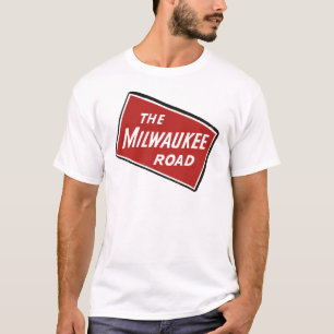 Milwaukee Road Railway Sign 2 T-Shirt