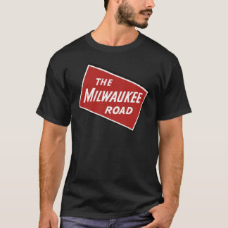 Milwaukee Road Railway Sign 2 T-Shirt