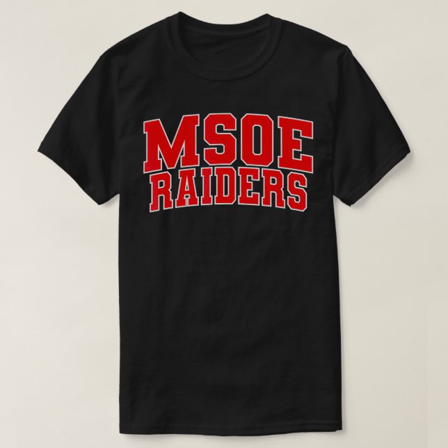 Milwaukee School Of Engineering Raiders 03  T-Shirt (Design Front)