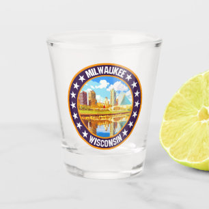 Milwaukee shot glass
