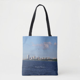 Milwaukee Skyline all over tote bag