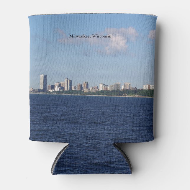 Milwaukee Skyline can cooler (Front)