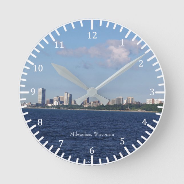 Milwaukee Skyline clock (Front)