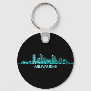 Milwaukee Skyline Key Ring