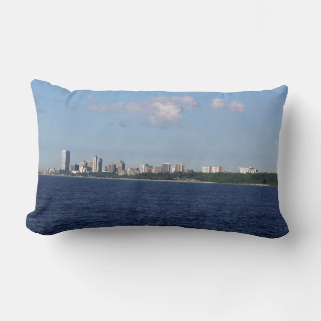 Milwaukee Skyline lumbar pillow (Front)
