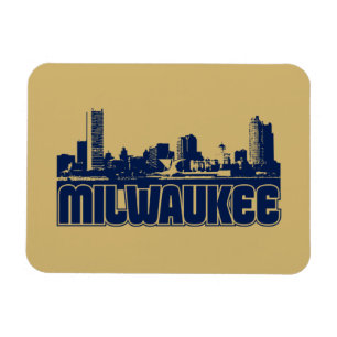 Milwaukee Skyline Magnet