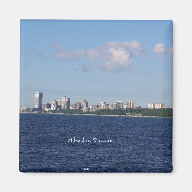 Milwaukee Skyline magnet (Front)