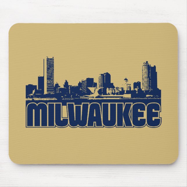 Milwaukee Skyline Mouse Mat (Front)