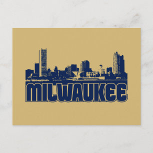Milwaukee Skyline Postcard