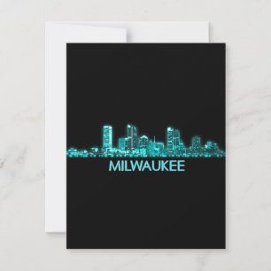 Milwaukee Skyline Thank You Card