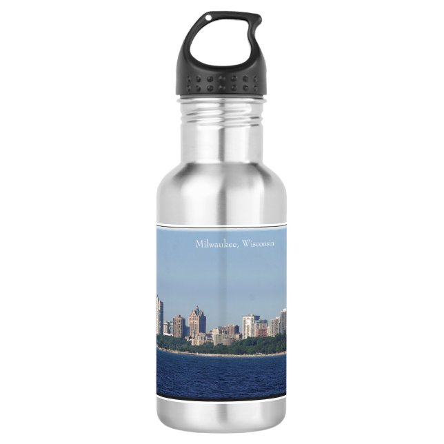 Milwaukee Skyline water bottle (Front)