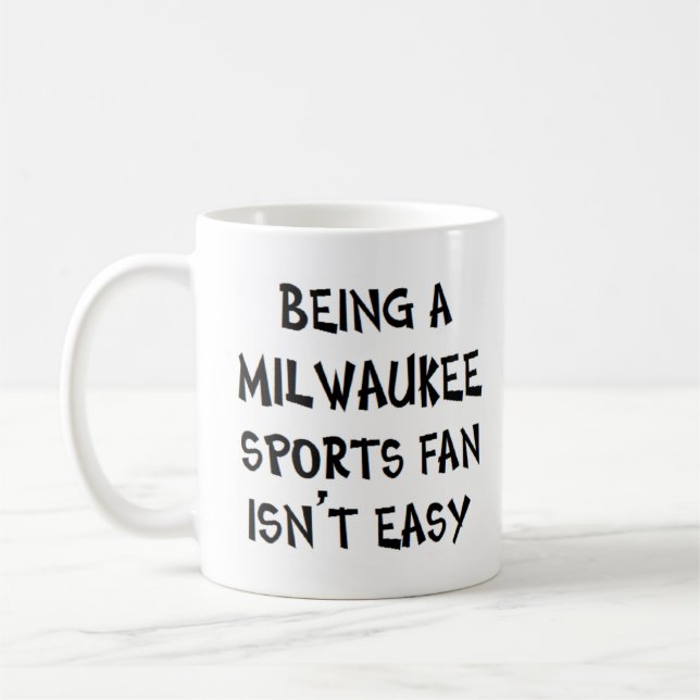 milwaukee sports fan, being coffee mug (Left)