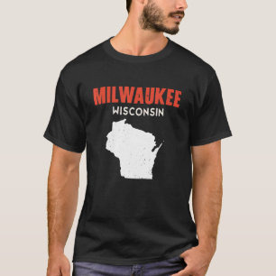 Milwaukee USA State America Travel Montanan Helena T-Shirt