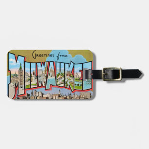 Milwaukee WI Luggage Tag