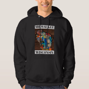 Milwaukee, Wisconsin collage 2026 Hoodie