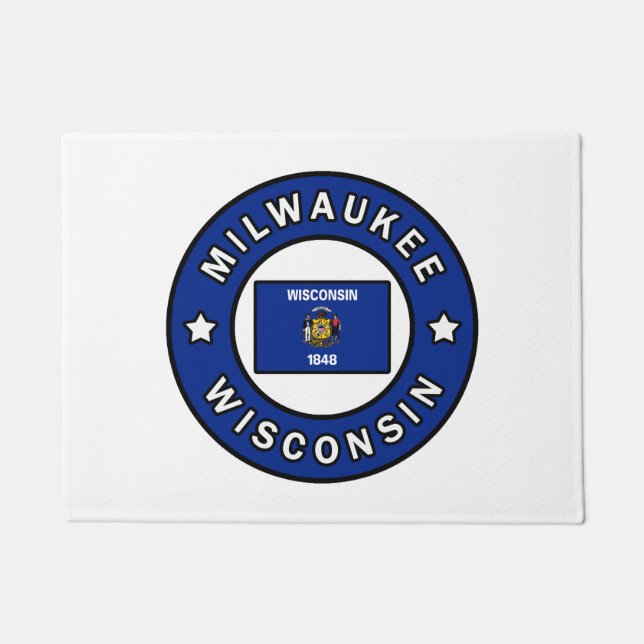 Milwaukee Wisconsin Doormat (Front)