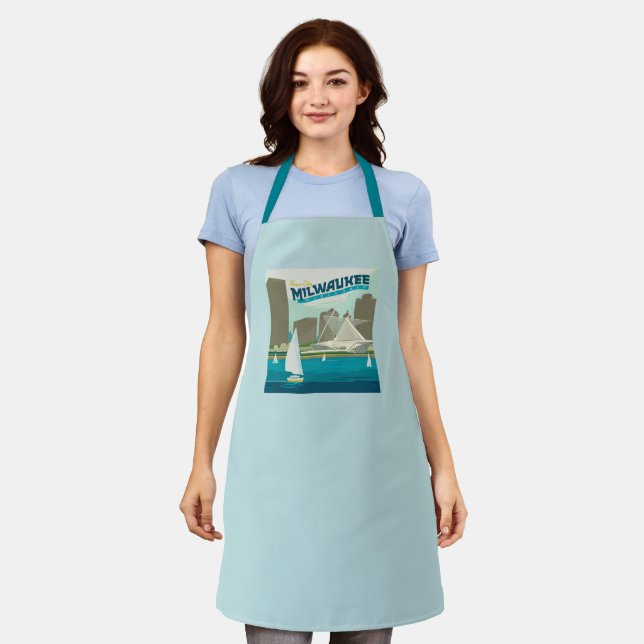Milwaukee Wisconsin Harbour | Brew City Apron (Worn)