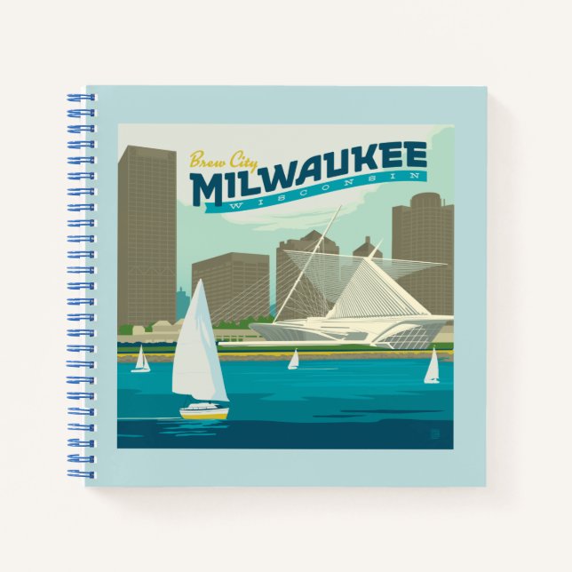 Milwaukee Wisconsin Harbour | Brew City Notebook (Front)