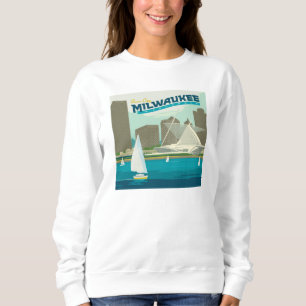 Milwaukee Wisconsin Harbour   Brew City Sweatshirt