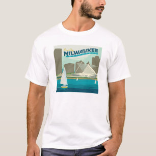 Milwaukee Wisconsin Harbour   Brew City T-Shirt