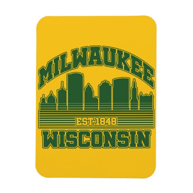 Milwaukee,Wisconsin Magnet (Vertical)