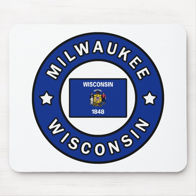 Milwaukee Wisconsin Mouse Mat (Front)