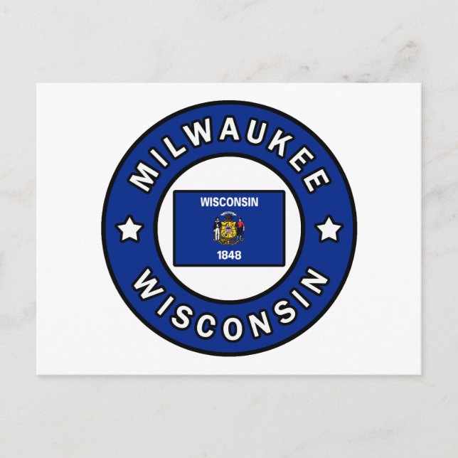 Milwaukee Wisconsin Postcard (Front)