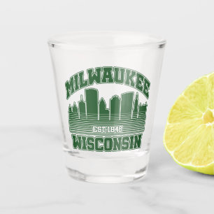 Milwaukee,Wisconsin Shot Glass