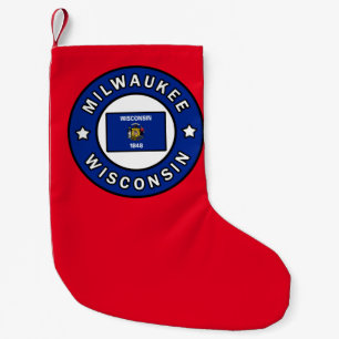 Milwaukee Wisconsin Small Christmas Stocking