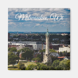 Milwaukee, Wisconsin Souvenir Keepsake Magnet