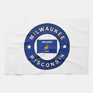 Milwaukee Wisconsin Tea Towel
