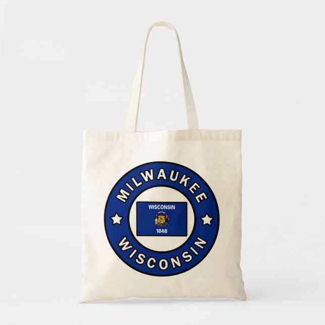 Milwaukee Wisconsin Tote Bag (Front)