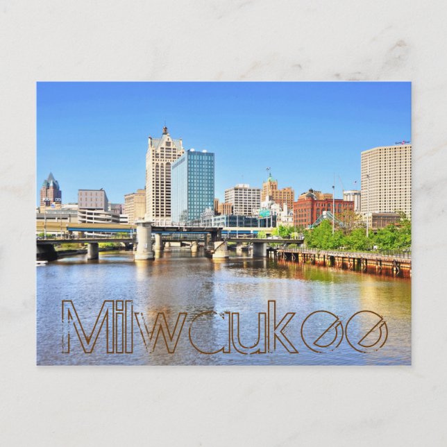 Milwaukee, Wisconsin, U.S.A. Postcard (Front)