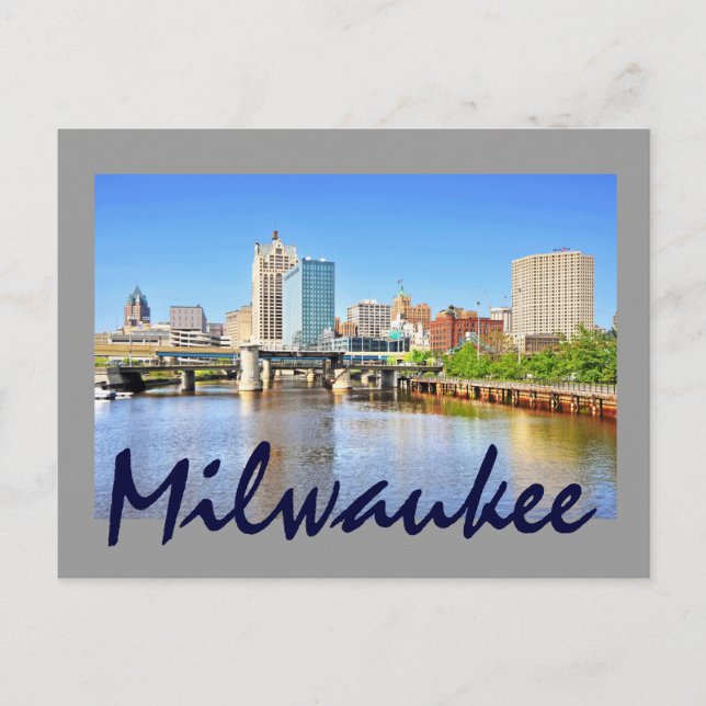 Milwaukee, Wisconsin, U.S.A. Postcard (Front)