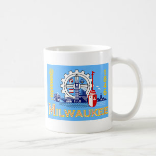 Milwaukee, Wisconsin, United States flag Coffee Mug